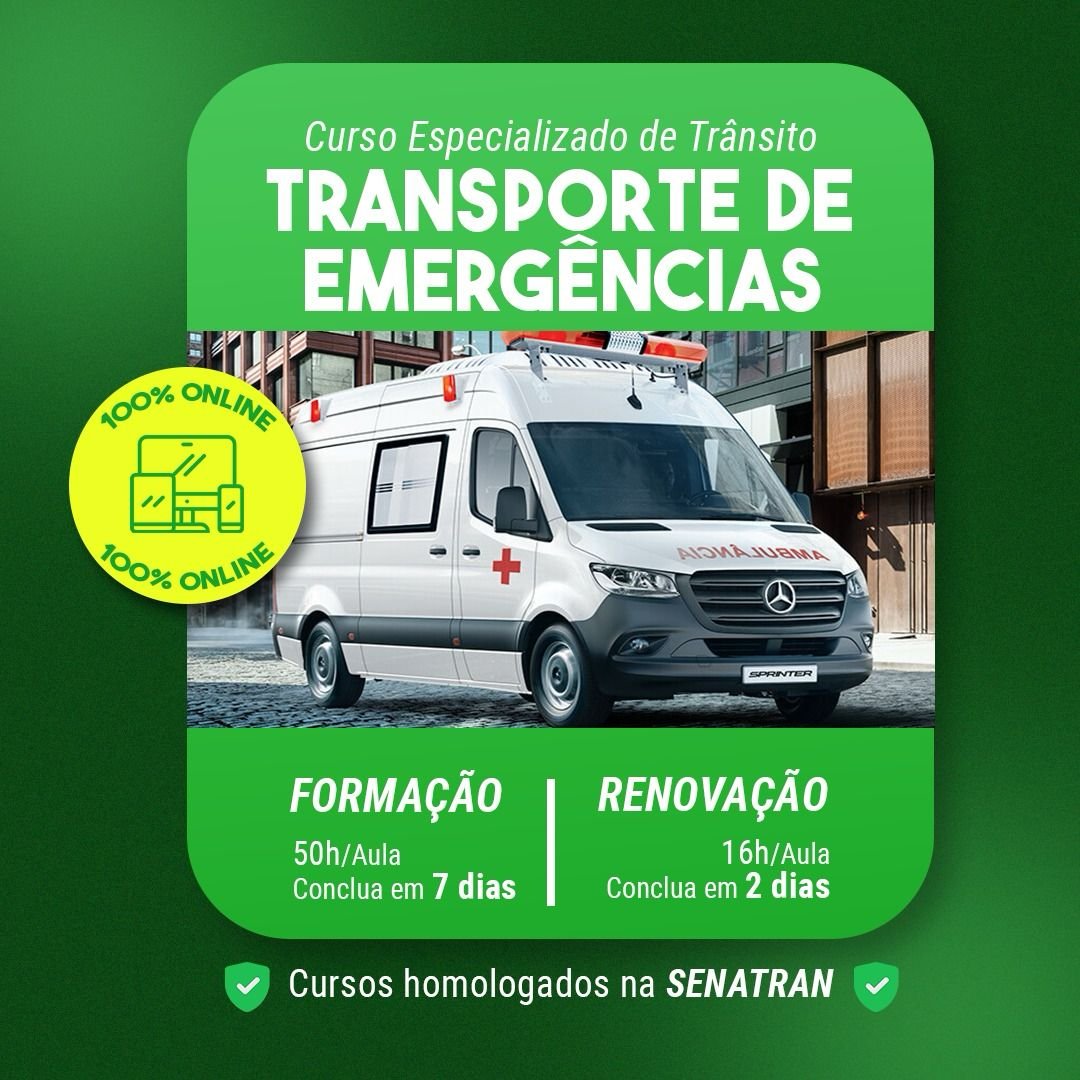 Curso Transporte de Emergência